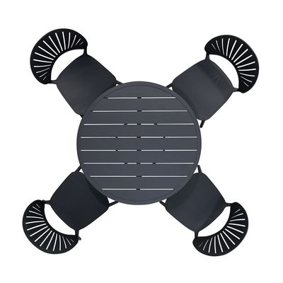 Tavola rotonda e poltrona L 52 x W45 x H83cm Set per la vita all'aperto di AJUNION