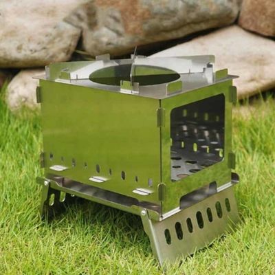 20*15*21 cm o OEM Fuoco Pits Mini piatto pieghevole in acciaio inossidabile per campeggi per picnic