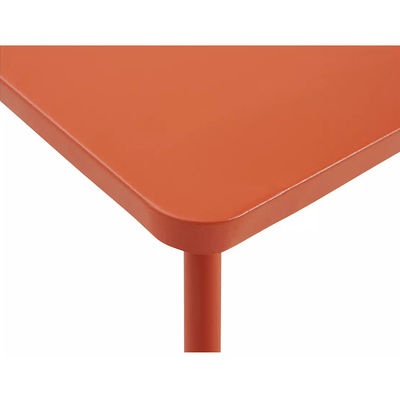 Mobili da esterno AJUNION Patio in metallo Macaron colorato con 4 sedute