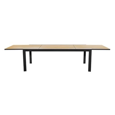Set da pranzo estensibile in legno di teak per 12 posti