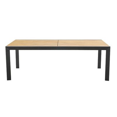 Set da pranzo estensibile in legno di teak per 12 posti