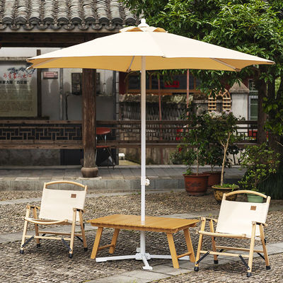 Campeggio Rotondo Centro di alluminio palo ombrello per il ristorante all'aria aperta Caffe Hotel Garden Beach