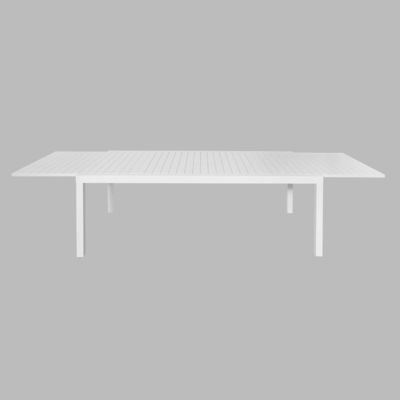 Modern Style Aluminum Outdoor Dining Set 12 Sedie Poltrone e Tavolo da pranzo estensibile