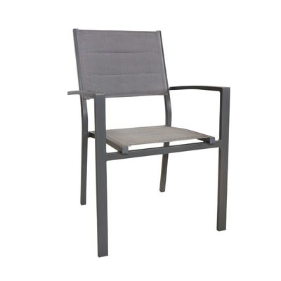 Metalli mobili da esterno set da pranzo AJUNION Luxury Aluminum espandibile tavolo in metallo
