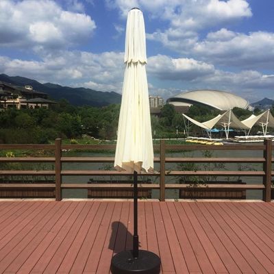 Logo personalizzato Outdoor Cafe Garden Beach Patio Sun Umbrella con 3 livelli e luci a LED