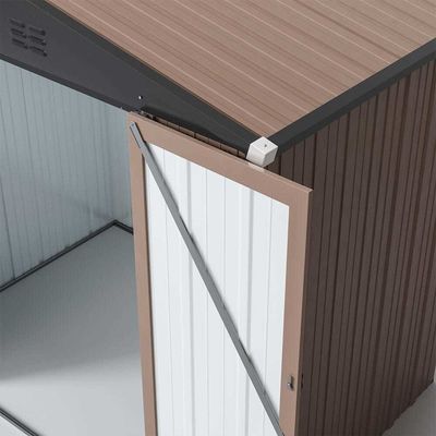 6.6ft Durable Metal Garden Shed Casa magazzino magazzino per attrezzi Soluzione di stoccaggio esterno