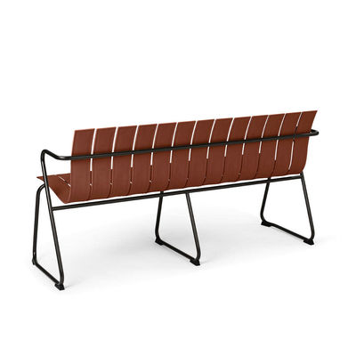 Arredamento per esterni AJUNION Sedile da patio in acciaio in legno in plastica Sedile da patio in legno sedile da giardino sedile da letto