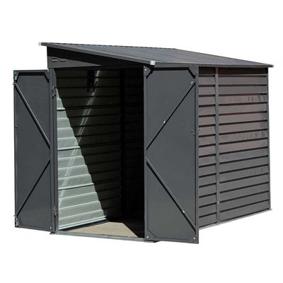 Garden Bike Shed AJUNION 9ft robusto scrigno in acciaio per motociclette con serratura
