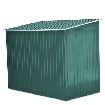 Rott Proof AJUNION 4x6ft Garden Shed doppia porta scorrevole Metal Storage Shed per gli attrezzi bici