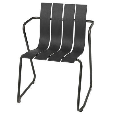 Sedia da giardino in acciaio metallico Set con design minimalista Poltrona in legno di plastica di AJUNION