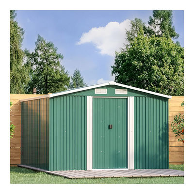 Comodo e pratico AGUNION 6x8ft Garden Building capanno per il Countyard Storage