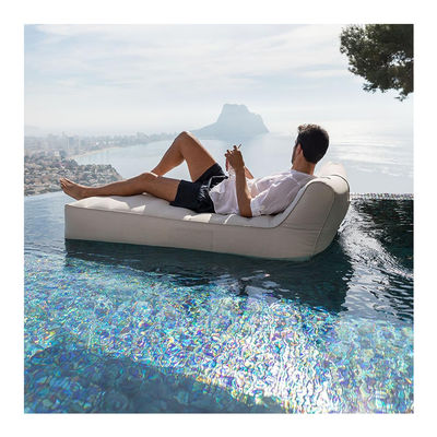 Sedile da piscina all'aperto con letto ad acqua Borsa di fagioli Divano Letto a aria 160cm L x 90cm W Durable