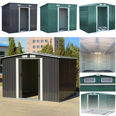 Comodo e pratico AGUNION 6x8ft Garden Building capanno per il Countyard Storage