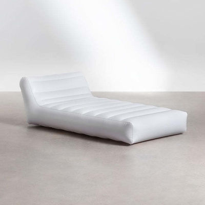 Sedile da piscina all'aperto con letto ad acqua Borsa di fagioli Divano Letto a aria 160cm L x 90cm W Durable