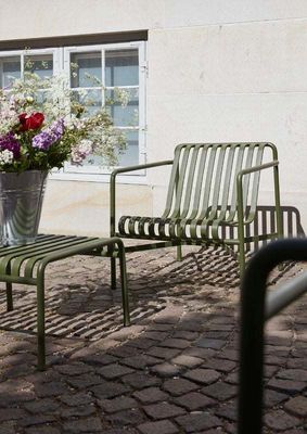 AJUNION Arredamento esterno in metallo Sedia per patio in cortile Sedia salotto in acciaio minimalista per giardino