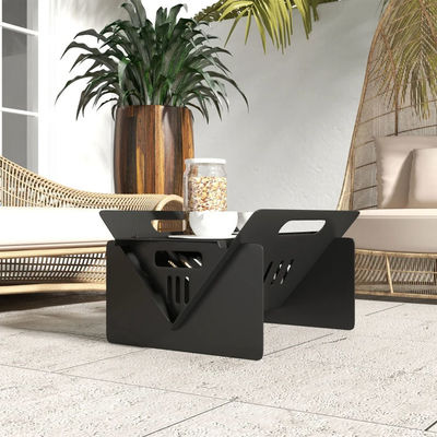 Rapido assemblaggio Tavolo da caffè Fuoco per cortile esterno Patio Giardino fuoco di giardino Camping