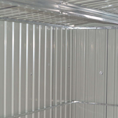 Easy-to-Assemble AJUNION Metal Garden Shed per lo stoccaggio all'aperto e le soluzioni di legna da ardere