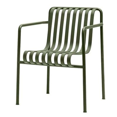 Trasforma il tuo spazio esterno con la poltrona in acciaio minimalista AJUNION W63 x D66 x H80cm