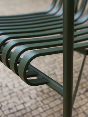 Trasforma il tuo spazio esterno con la poltrona in acciaio minimalista AJUNION W63 x D66 x H80cm