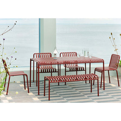 Set di mobili in metallo per esterni in stile minimalista L56 x W47 x H80cm