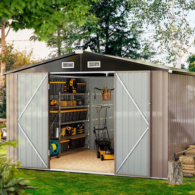 113*8,7*63 pollici moderno giardino di giardino tool shed casa per il deposito del giardino impermeabile