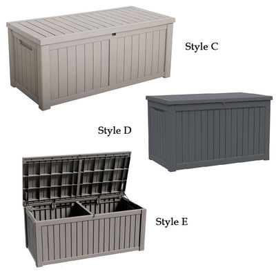 118L Custom Logo Multifunzione Esterno Acqueproof Plastic Resin Tool Storage Container per campeggio e patio