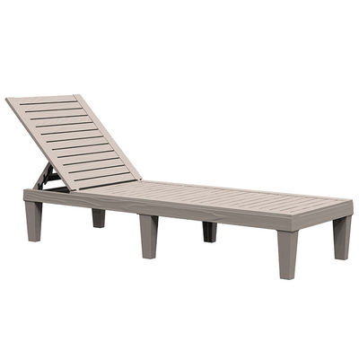 Arredamento esterno Letto solare per piscina Poltrona di plastica impilabile