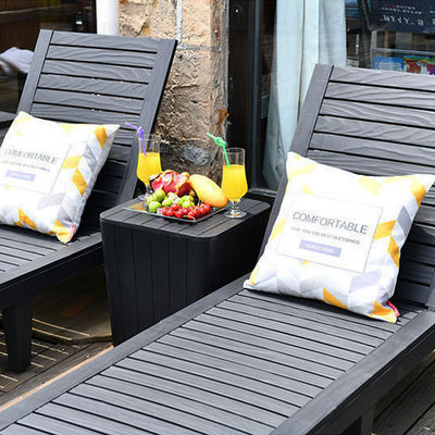Arredamento esterno Letto solare per piscina Poltrona di plastica impilabile