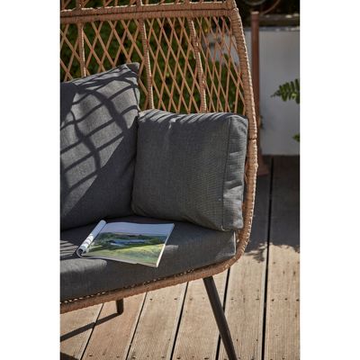 15 kg di metallo AJUNION Egg Chair per appendere e rilassarsi nel vostro spazio di vita esterno