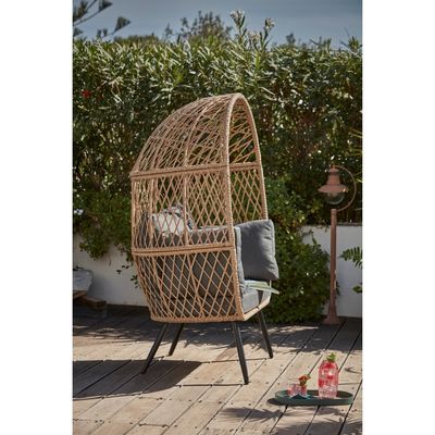 15 kg di metallo AJUNION Egg Chair per appendere e rilassarsi nel vostro spazio di vita esterno