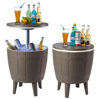 Campeggio ripiegabile all'aperto Picnic Beach Cafe Bistro Bar Chill Ice Cooler Lift Top Wine Beer Table con deposito