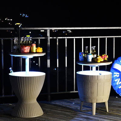 Campeggio ripiegabile all'aperto Picnic Beach Cafe Bistro Bar Chill Ice Cooler Lift Top Wine Beer Table con deposito