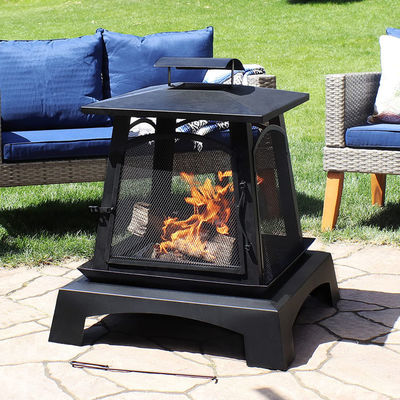 Fuoco portabile a legna all'aperto per il giardino del cortile Campeggio Picnic