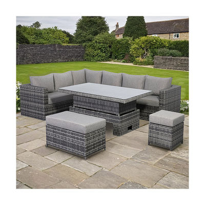 Moderno design Divano per ogni tempo con tavolo regolabile L.265 X W.204 X H.66cm