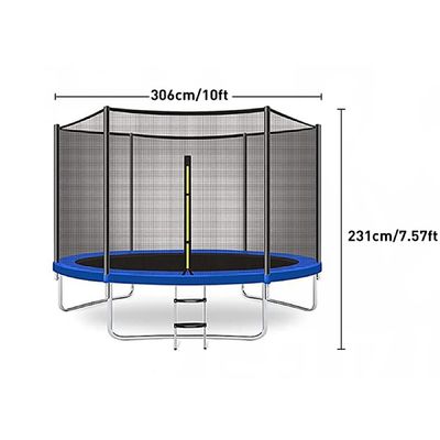 Prova la gioia di saltare con AJUNION 10ft Park Trampoline e Enclosure Net
