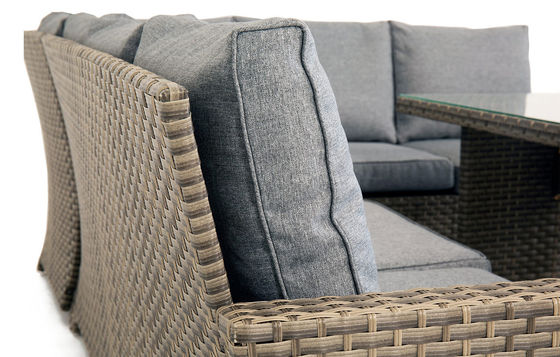 Tavolo L.44 X W.44 X H.41cm AJUNION PE Rattan Garden Set per il vostro spazio esterno