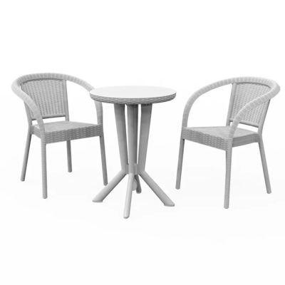 Set giardino mobili da esterno in rotino sintetico per patio balcone festa di matrimonio