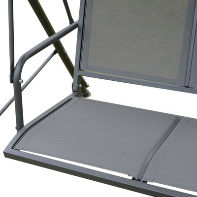 AJUNION 3 posti a sedere Amaca Swing Chair con baldacchino Trasforma il tuo portico e spazio del patio