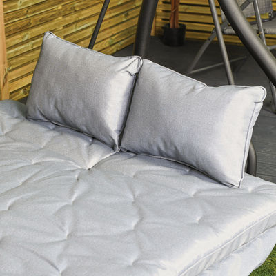 AJUNION 3 posti a sedere Letto a dondolo all'aperto Patio Swing Swing Sedie appese Imballaggio della posta Y incluso