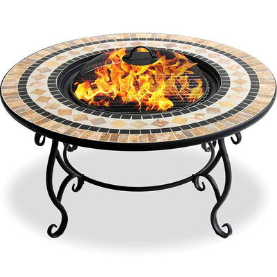 Fuoco a mosaico multifunzionale per campeggio e barbecue a carbone