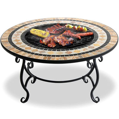 Fuoco a mosaico multifunzionale per campeggio e barbecue a carbone
