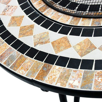 Fuoco a mosaico multifunzionale per campeggio e barbecue a carbone