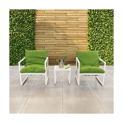 Sedia da giardino in alluminio per il tempo libero in alluminio Set di salotto in alluminio L 45 x W48 x H45cm in alluminio