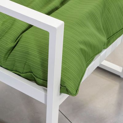 Sedia da giardino in alluminio per il tempo libero in alluminio Set di salotto in alluminio L 45 x W48 x H45cm in alluminio