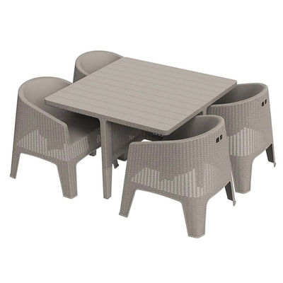 Sedile da giardino per esterni Sedile da giardino di plastica da caffè da cucina Sedile da braccio Villa Patio