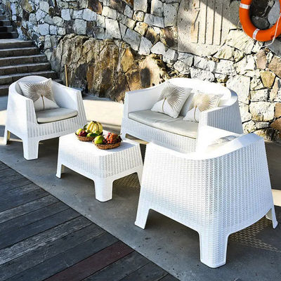 Sedile da giardino per esterni Sedile da giardino di plastica da caffè da cucina Sedile da braccio Villa Patio