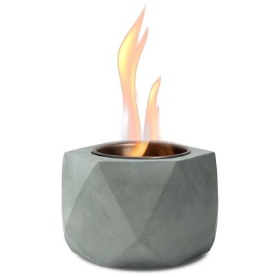 Pounds AJUNION Portable Mini Beton Fire Pit Tabletop Alcol Burning Fire Pit Bowl