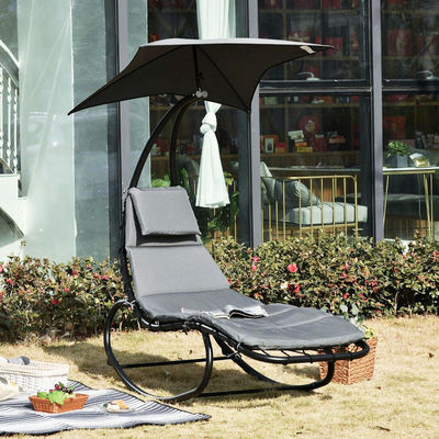 Balcone spiaggia all'aperto Patio giardino Rattan Hanging Swing con logo personalizzato