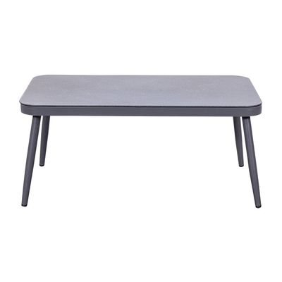 Cornice in alluminio AJUNION Tessile a corda Mobili da giardino Salone Divano Set con tavolo HPL