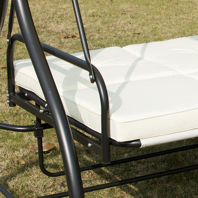 AJUNION Sedile a marciapiede con telaio in acciaio per giardino in cortile 150 kg